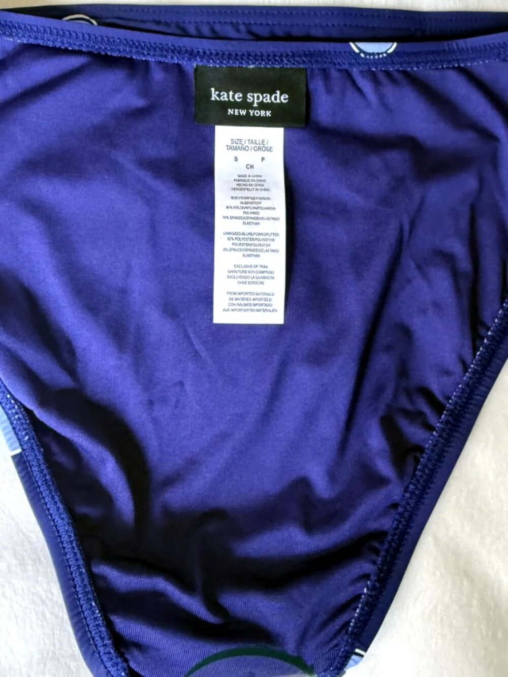 Kate Spade Women's North Sea Polka Dot Bikini 2-Piece Set Size S NWT - Picture 10 of 16